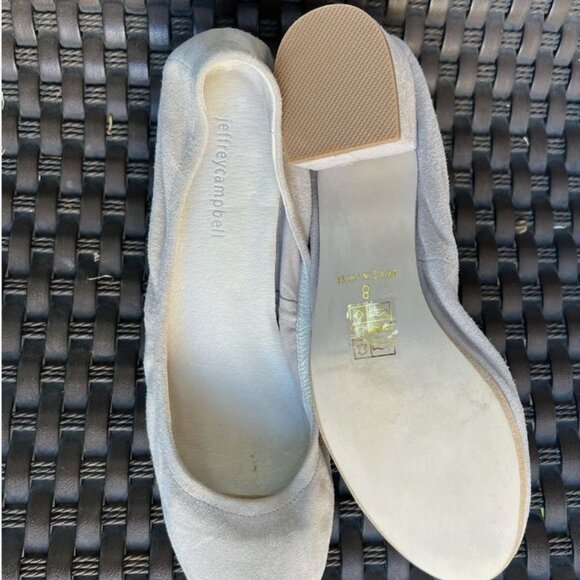 Jeffrey Campbell Bitsie Suede Ballet Block Heels - 8 - Picture 3 of 3